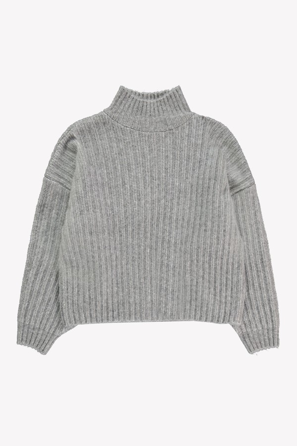 Ultimate Cocoon Turtle Jumper Grey
