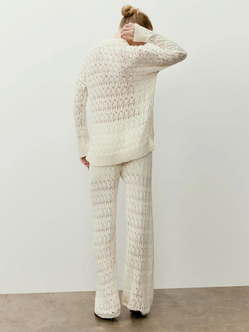 Open Knit Trousers