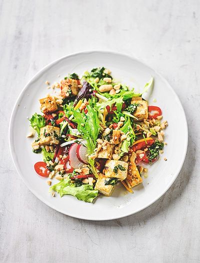 Rainbow Tofu Bowl