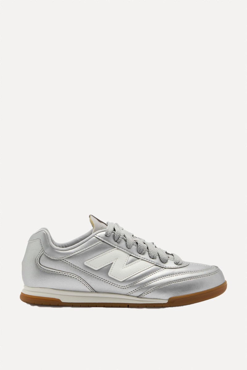 Rc42 Panelled Metallic-Leather Sneakers from New Balance