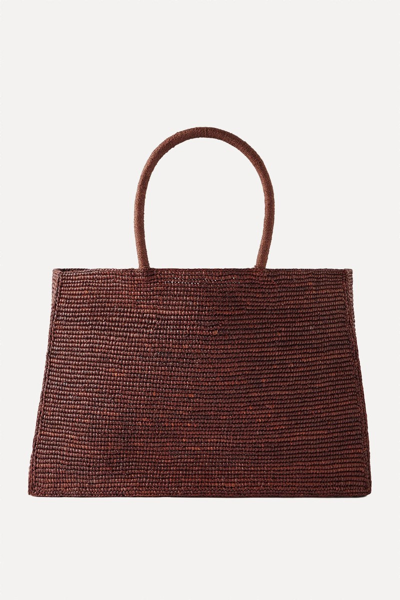 The Charlotte Raffia Tote Bag from LIÉ STUDIO