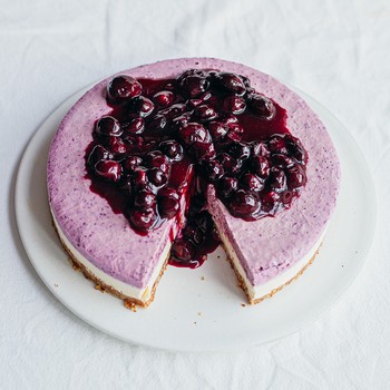 No-Bake Blueberry Cheesecake