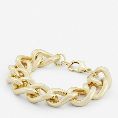 Bold 14ct Gold-Plated Brass Bracelet from 79Hour