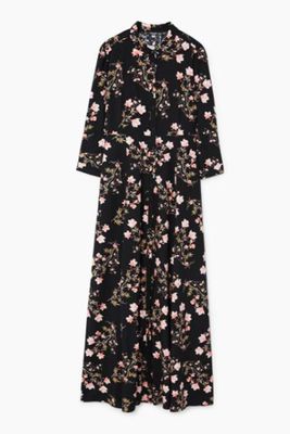 Floral Print Long Dress from Mango