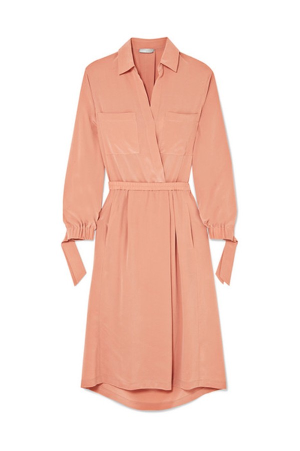 Washed Silk Shirt Dress from Vince