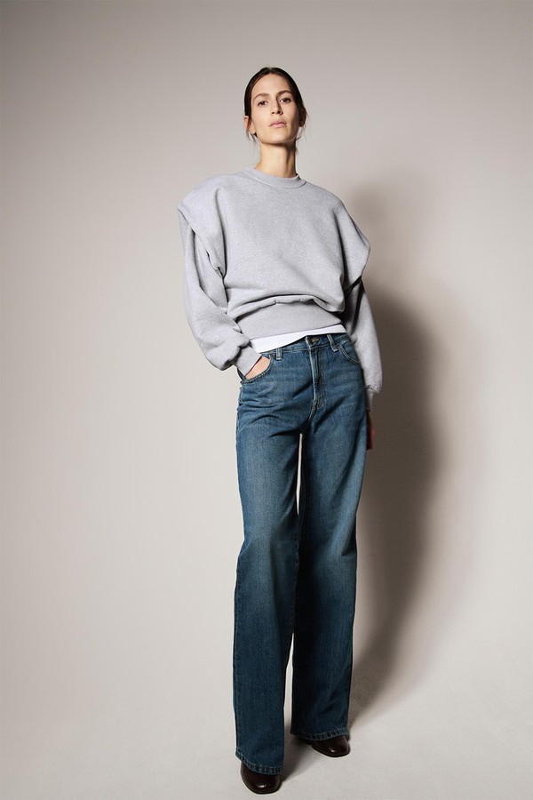 Heavyweight Pleated Sweatshirt