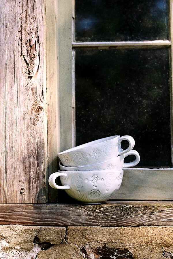 Set Of 4 Old Havana Mugs from Antrhopologie