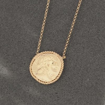 Gold Roma Pendant from Loel & Co