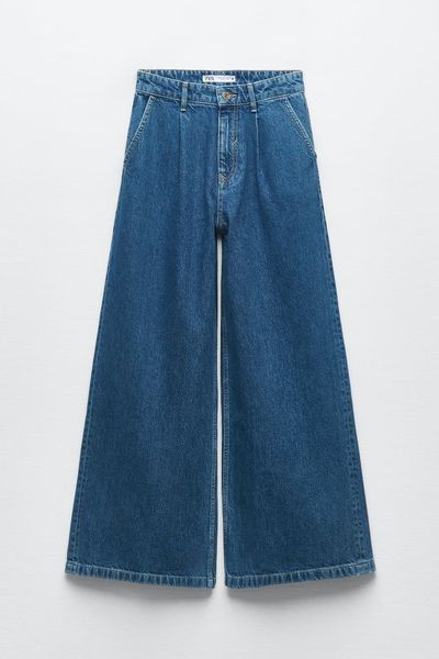 High-Waist Palazzo Jeans from Zara