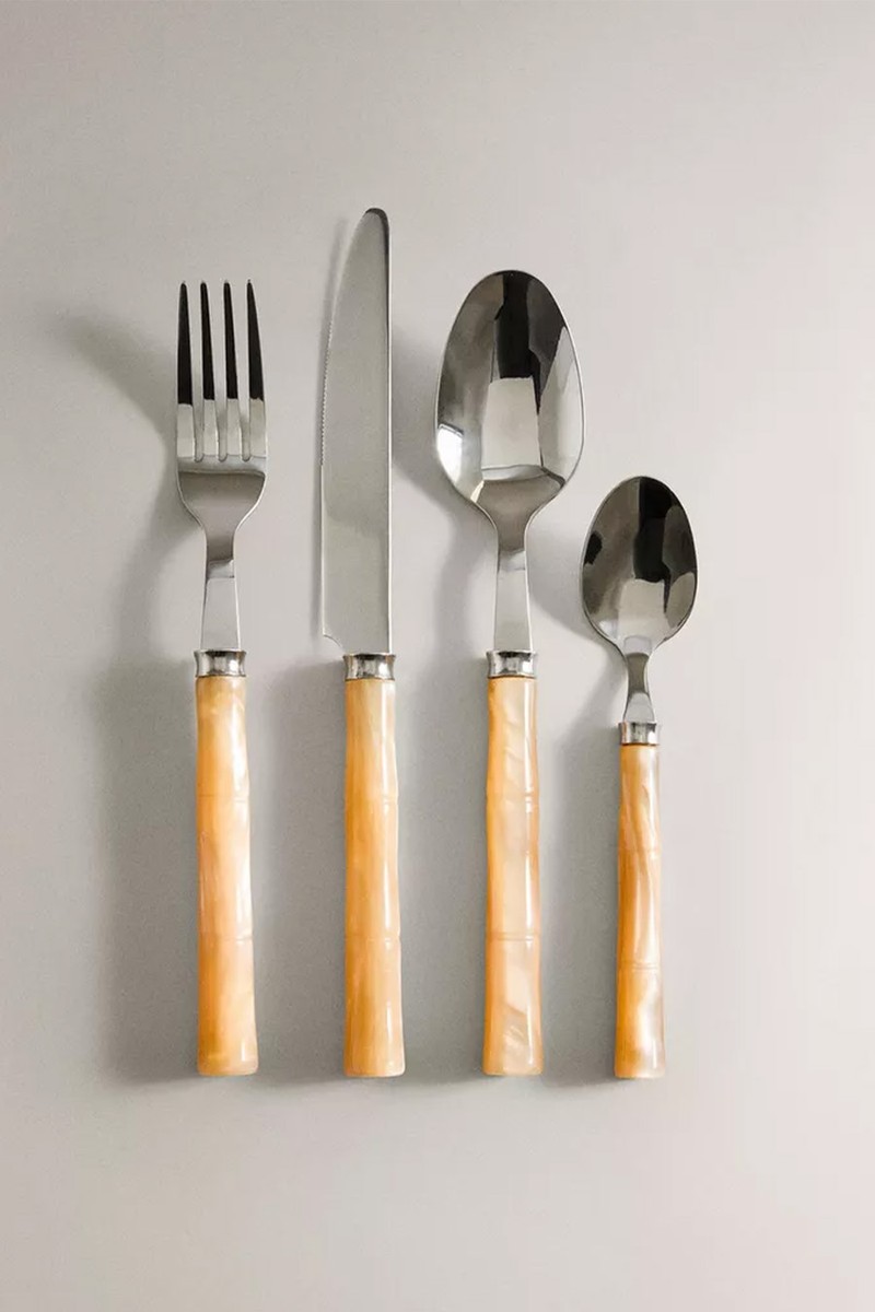 4-Piece Bamboo Cutlery Set