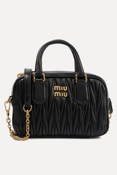 Matelassé Leather Crossbody Bag from Miu Miu