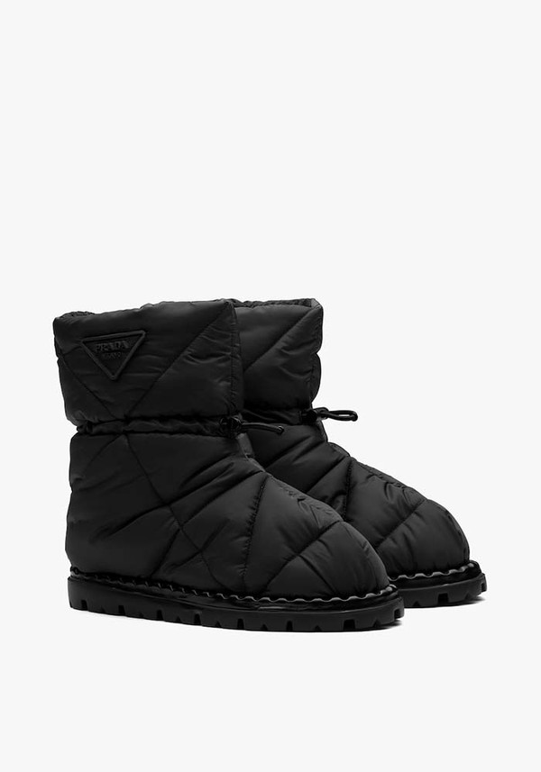 Padded Re-Nylon Après-Ski Boots from Prada