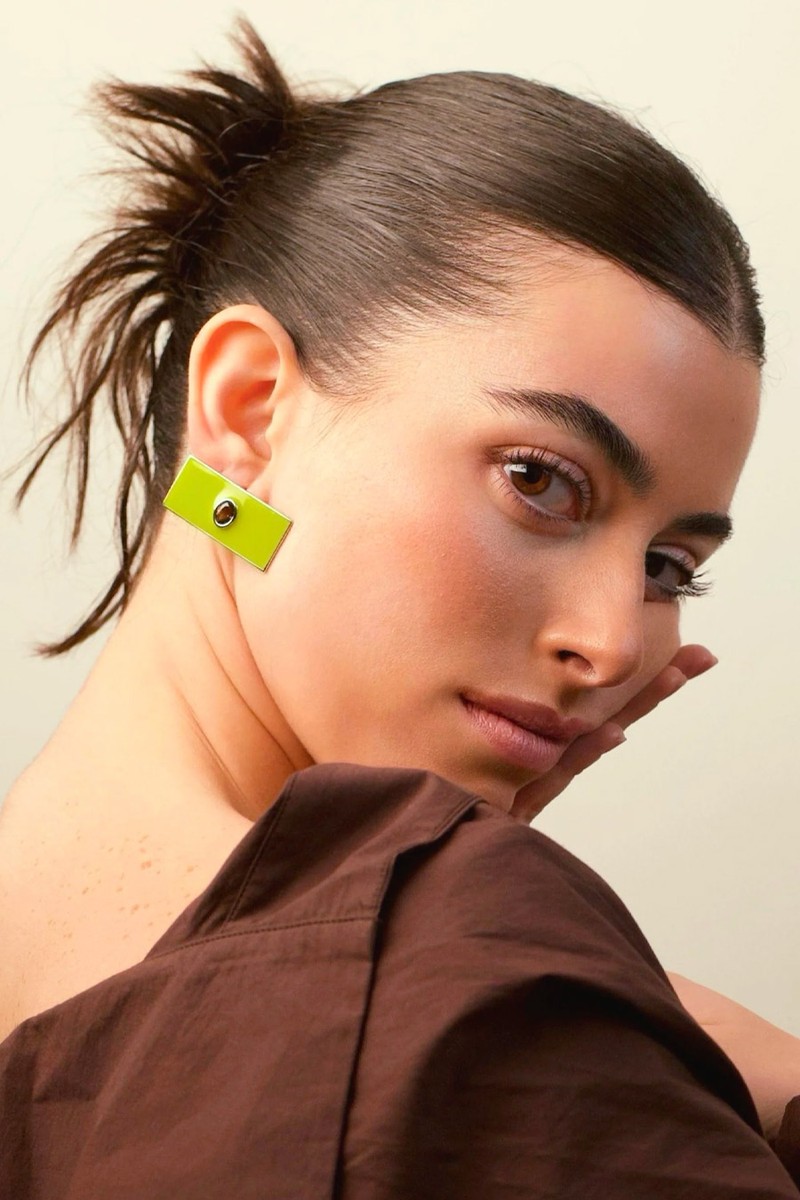 Youra Pistachio Earrings