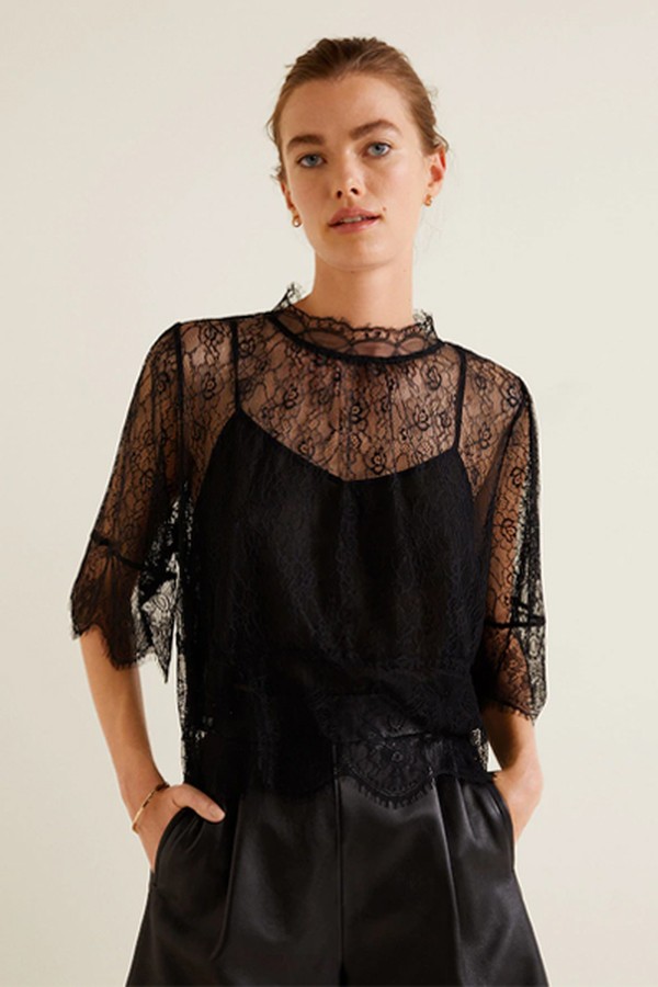 Lace Blouse from Mango