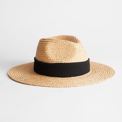 Ribbon Brim Woven Straw Hat from & Other Stories