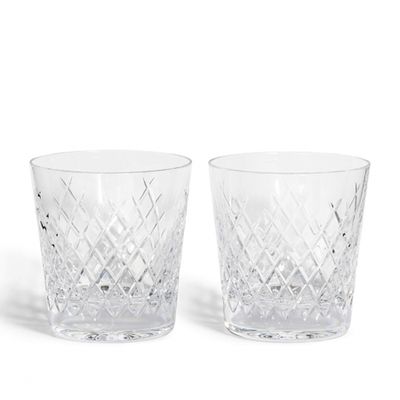 Barwell Cut Crystal Rocks Glasses from Soho Home