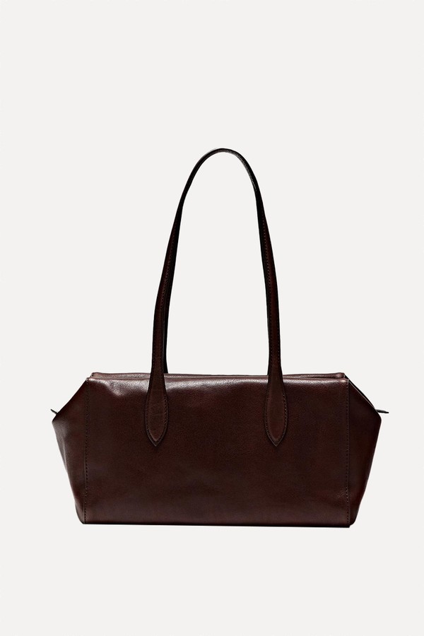 Nappa Leather Satchel Bag from Massimo Dutti