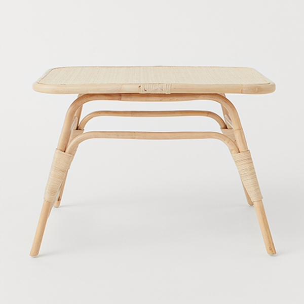 Coffee Table With Rattan