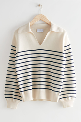 Relaxed Collared Sweater  from & Other Stories