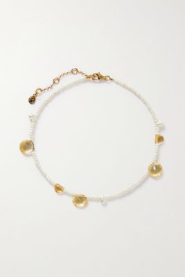 The Sun Recycled Gold Vermeil Anklet from By Pariah 