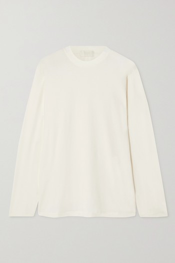 Boyfriend Stretch-Modal & Cotton-Blend Jersey T-Shirt from SKIMS