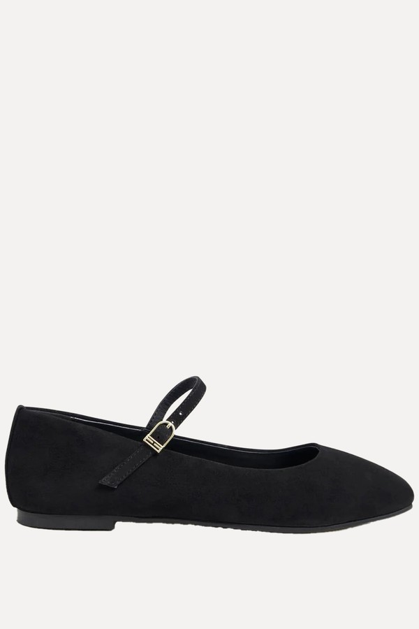 Suede Chrissy Mary Janes