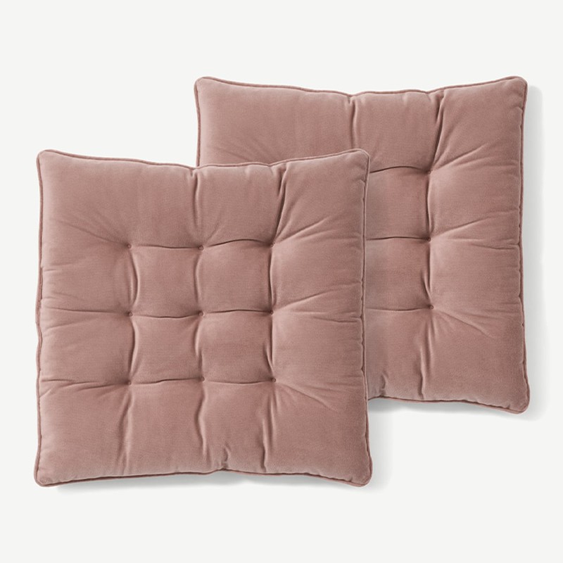 Julius Set Of 2 Velvet Seat Pads