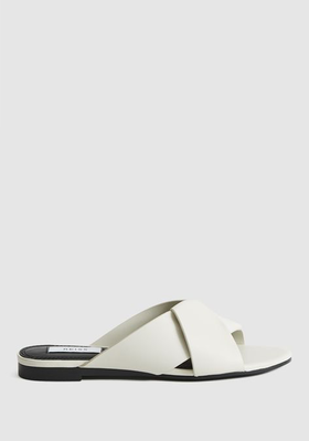 Brooke Flat Nappa Leather Sandals