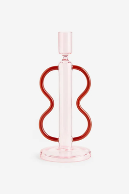 Glass Candlestick from H&M