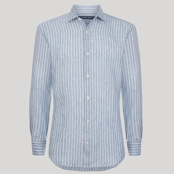 Striped Linen Shirt from Frescobol Carioca