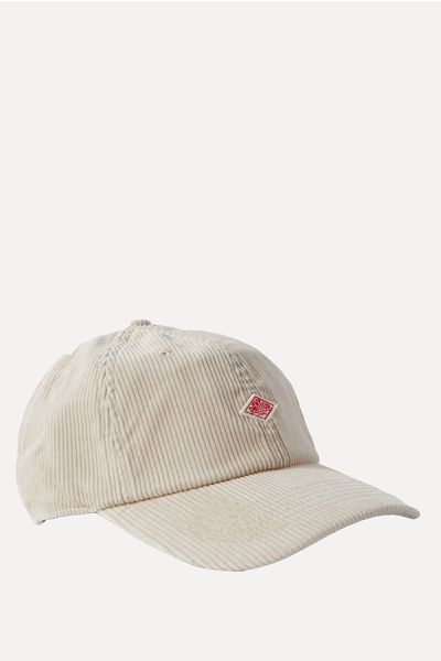 Logo-Appliquéd Cotton-Corduroy Baseball Cap from Danton