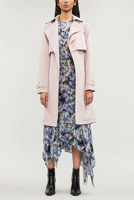 Drapey Woven Trench Coat from Michael Kors