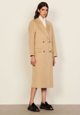 Long Double Faced Wool Coat from Sandro