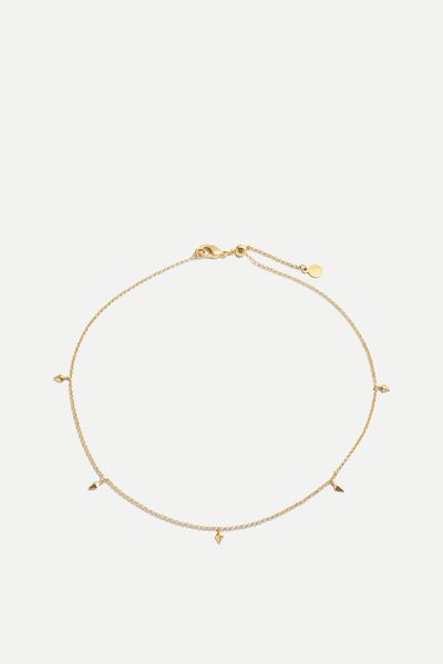 Estee Waterproof Gold Charm Choker