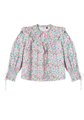 Danica Summer Ditsy Frilled Blouse from Rixo
