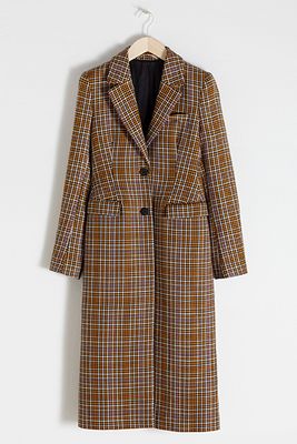 Plaid Hourglass Coat from & Other Stories 