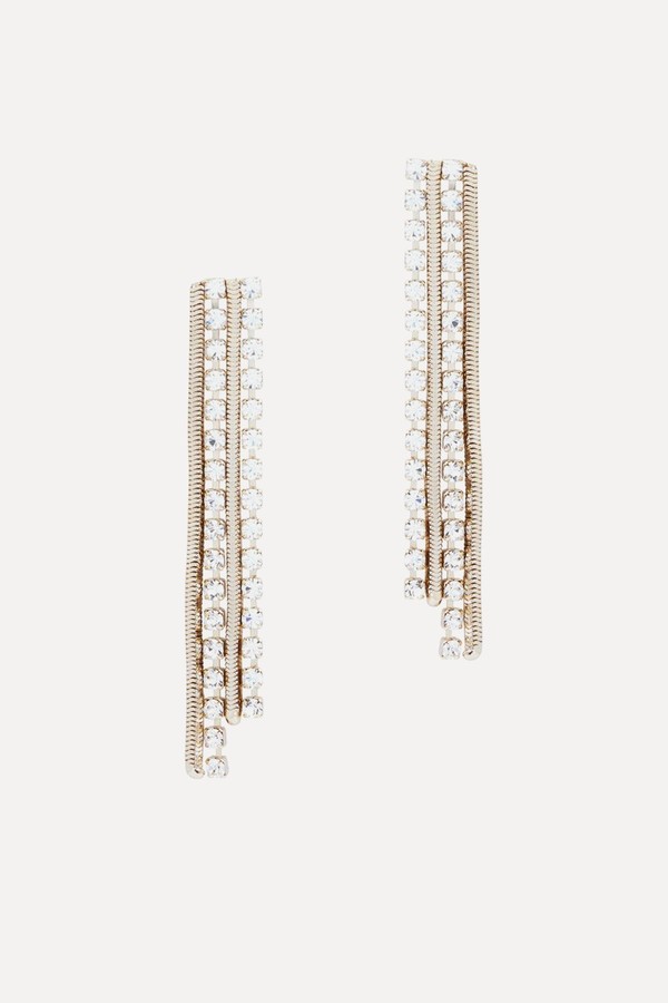 Circe Fringe-Embellished Drop Earrings from Rosantica