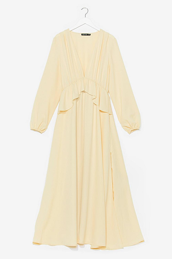So Long Ruffle Maxi Dress from Nasty Gal