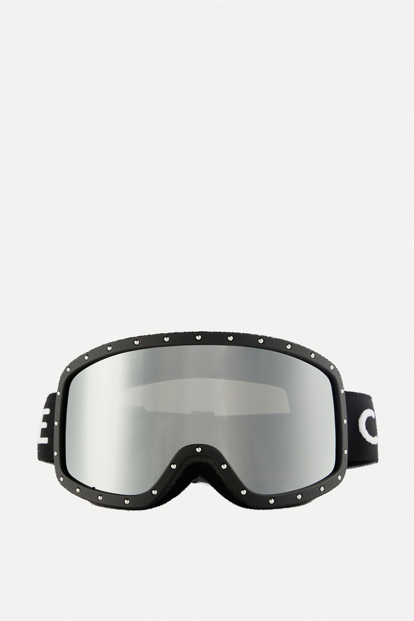 Studded Ski Goggle Mask from Celine