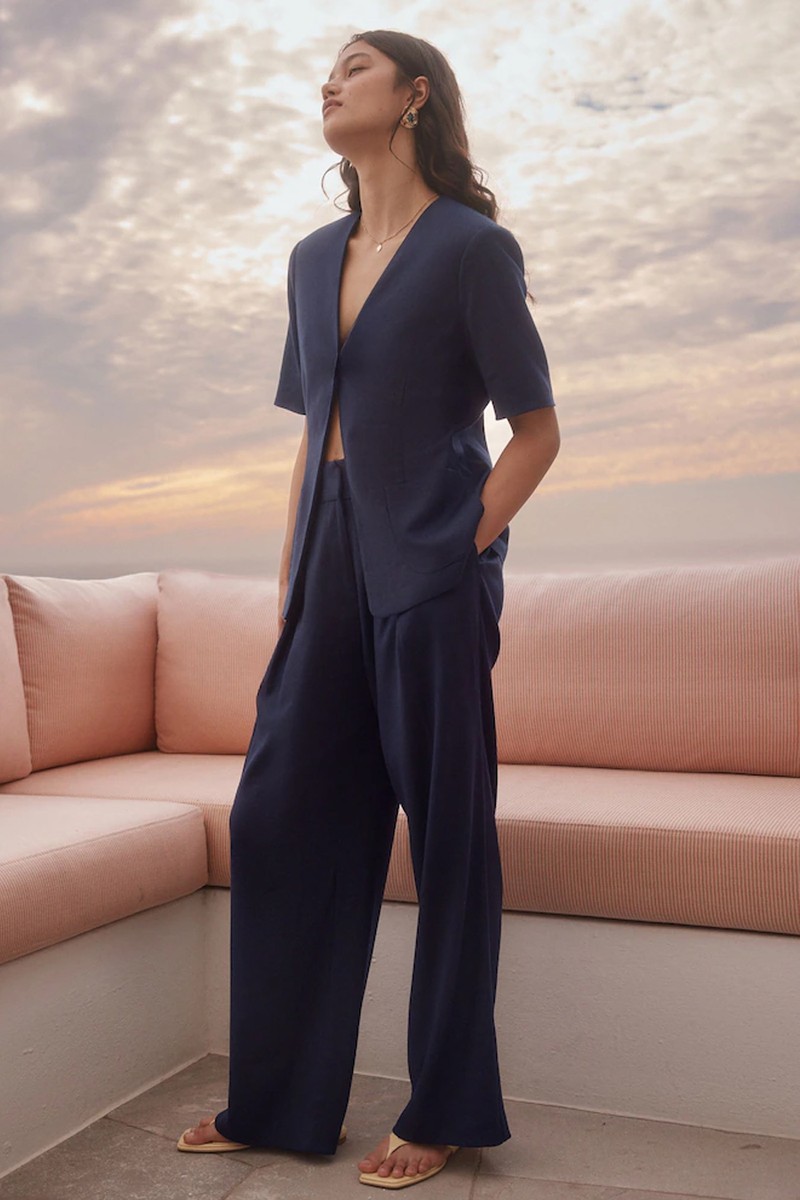 Short Sleeve Jacket With Linen from NEXT