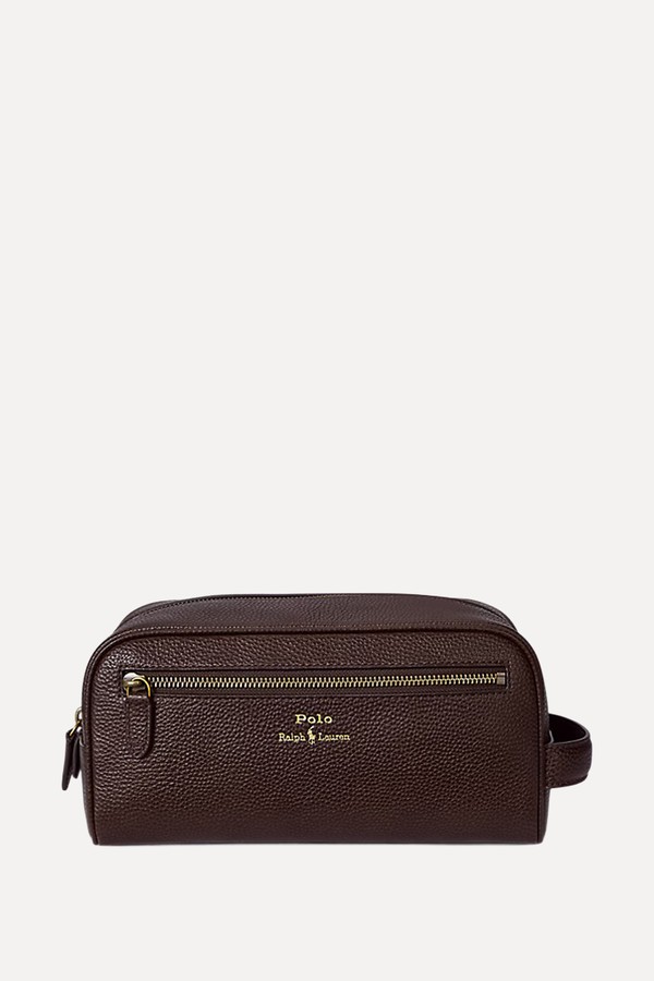 Pebbled Leather Travel Case