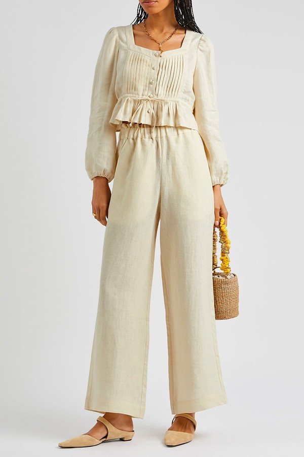 Natalia Linen Trousers from Casa Raki