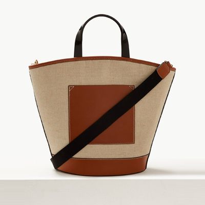 Colour Block Shopper Bag