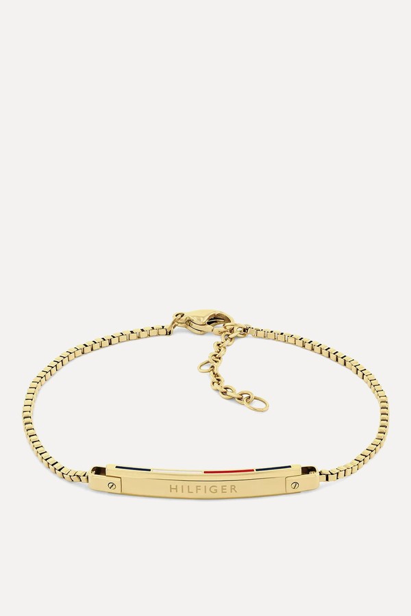 Linear Ladies Bracelet Gold