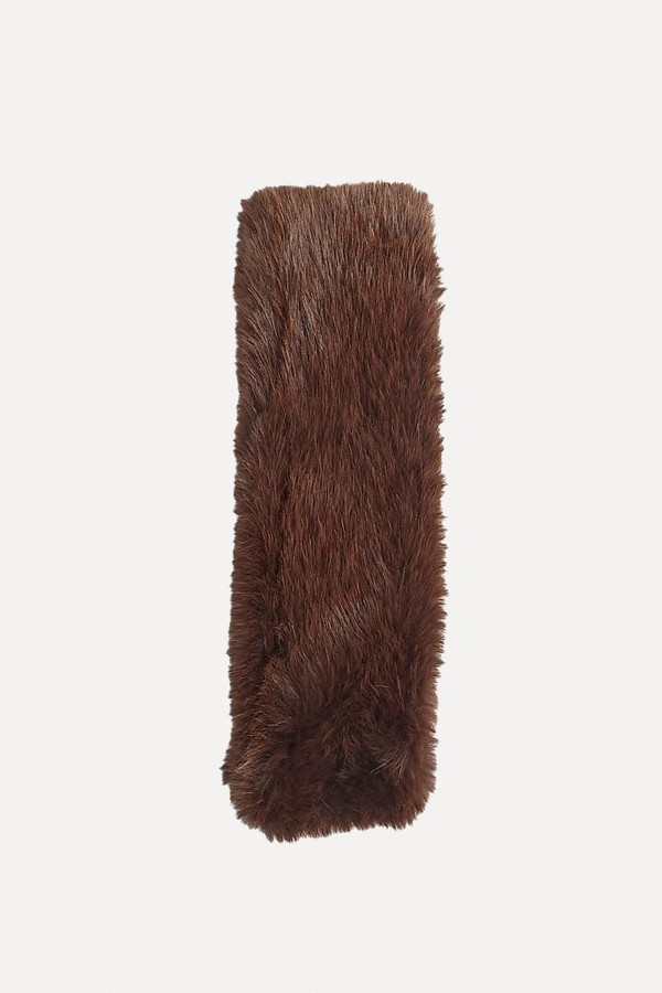 Oversized Faux Fur Scarf from River Island