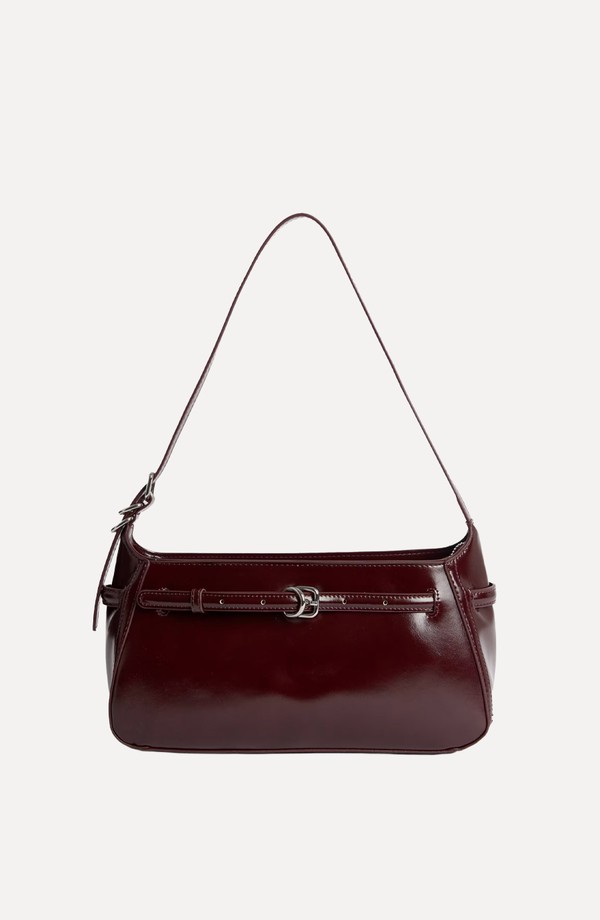 Buckle Baguette Bag