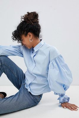 Puff Sleeve Blouse from Monki