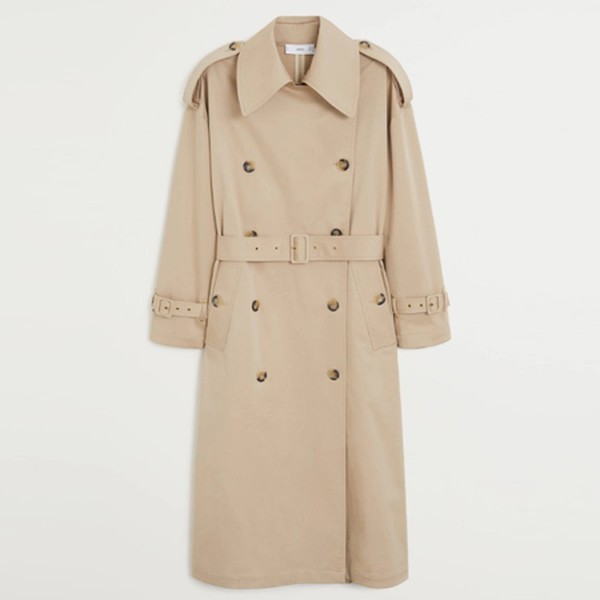 Double Breasted Trench from Mango