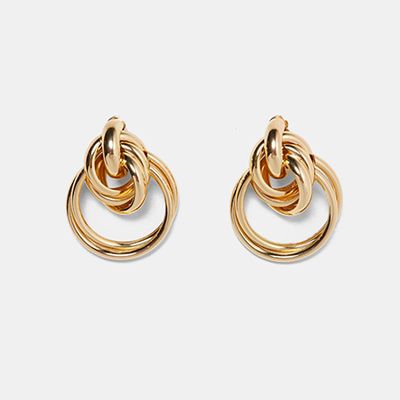 Metal Multi-Hoop Earrings  from Zara