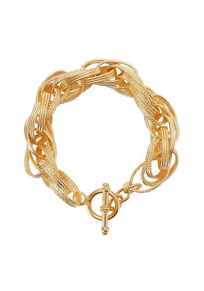 Gold Plated Link Bracelet